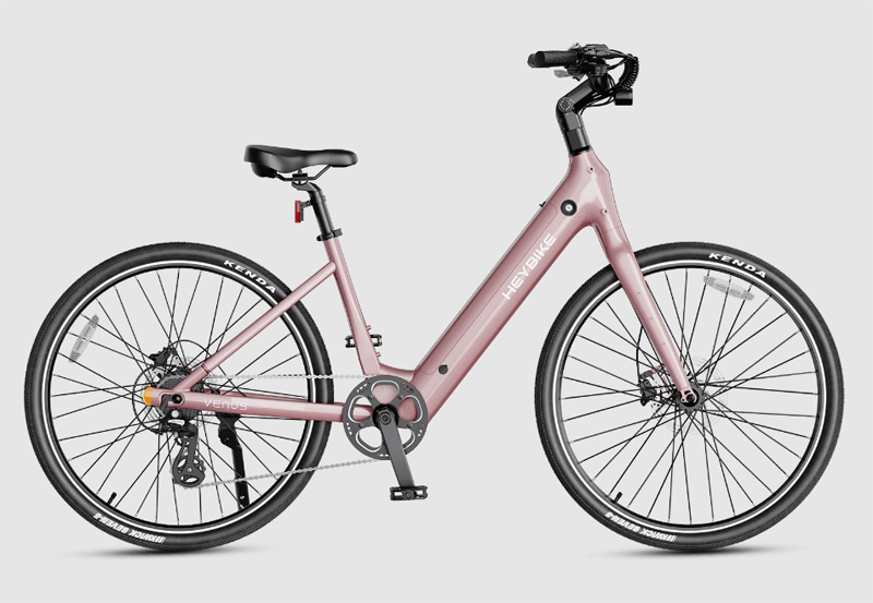 Pink Heybike Venus e-bike